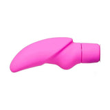 Vibratore clitorideo rosa acceso Voluptuous Tongue forma organica curva