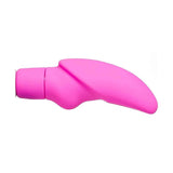 Vibratore clitorideo rosa acceso Voluptuous Tongue superficie liscia opaca