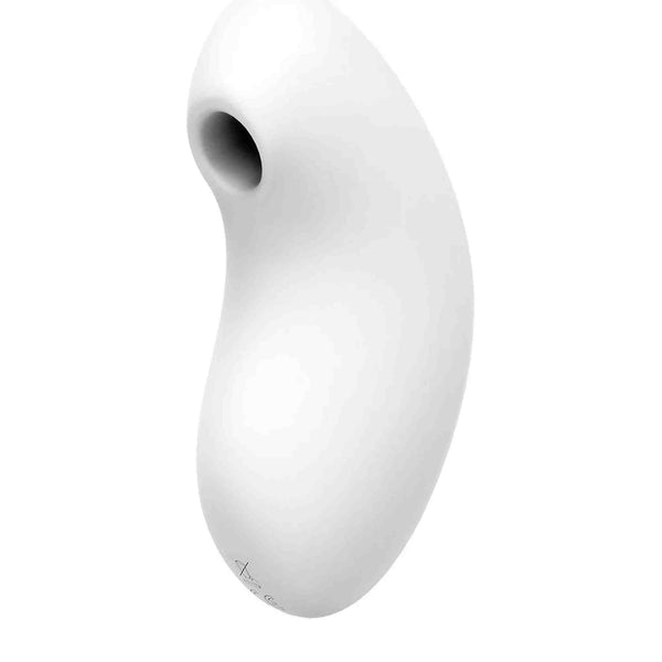 Satisfyer Vulva Lover 2 bianco apertura circolare estrema superiore