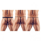 Vynil Set da 3 Pezzi: Jockstrap, Mini String e Perizoma