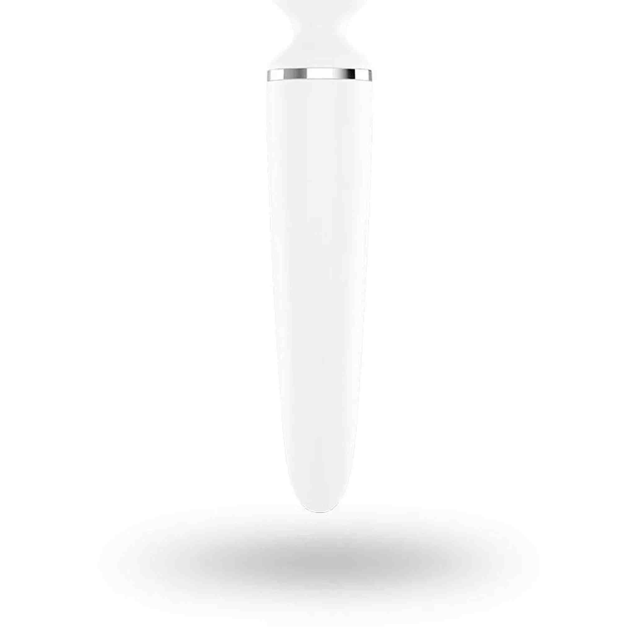 Wand-er Woman Wand Vibrator - White/Chrome