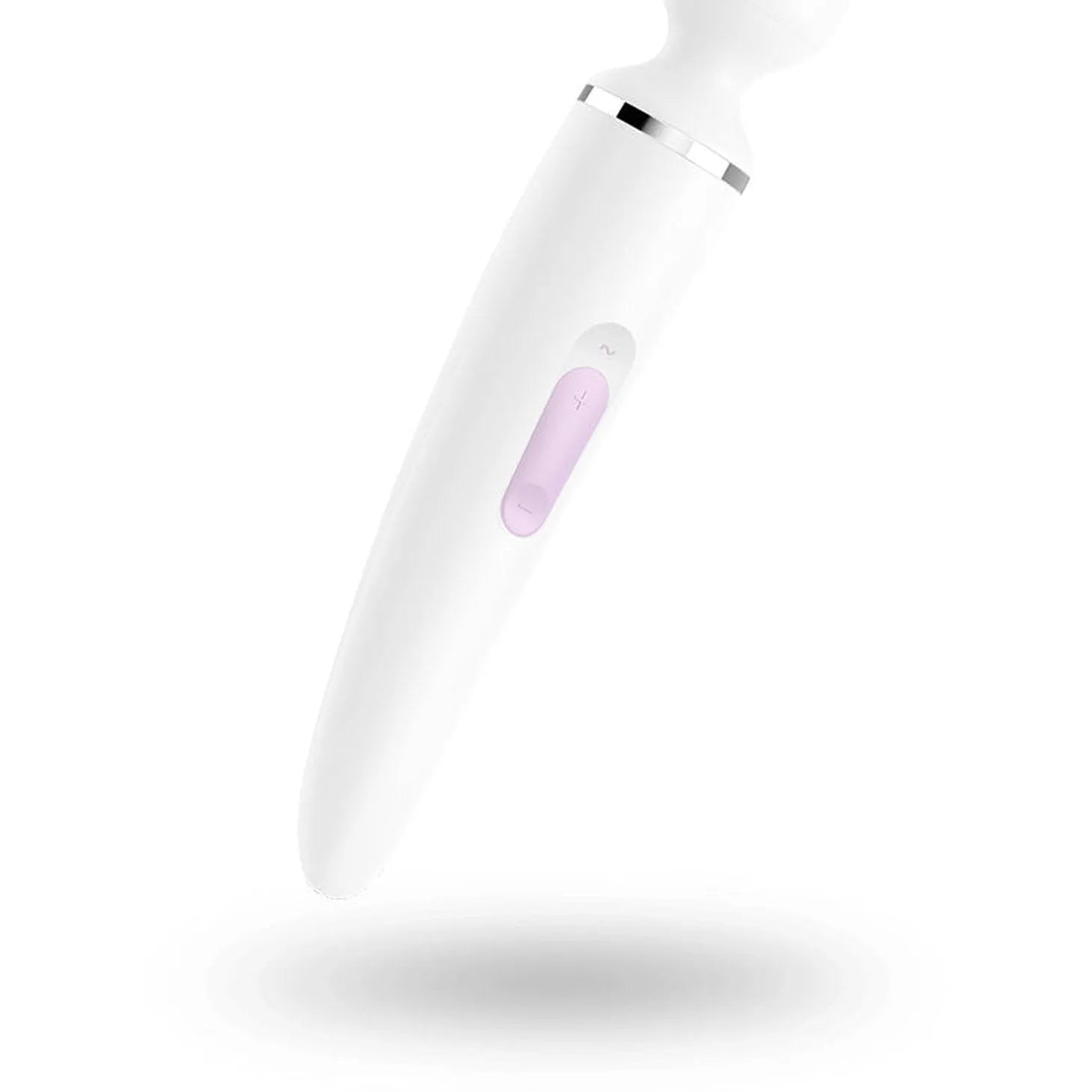 Wand-er Woman Wand Vibrator - White/Chrome