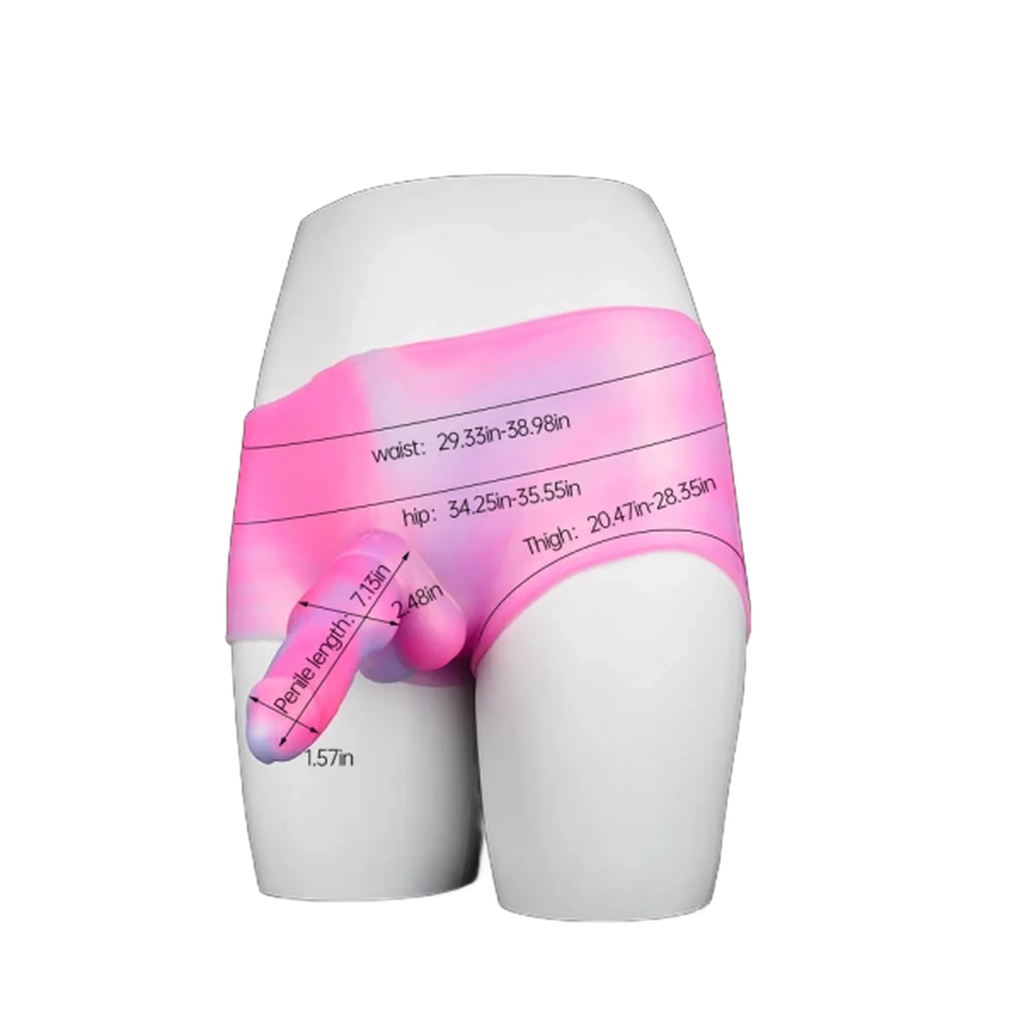 Weiner Dog Dildo Silicone Leather Pants