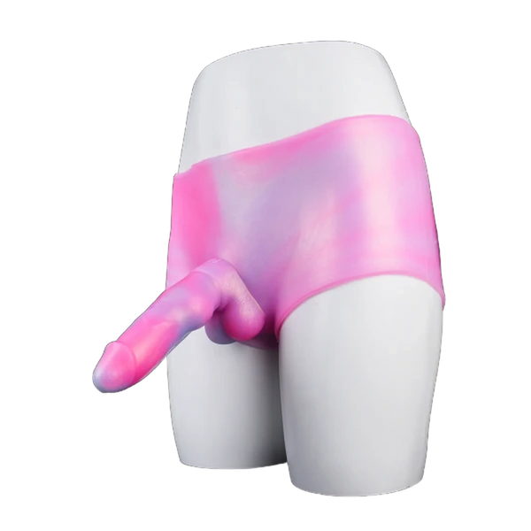 Weiner Dog Dildo Silicone Leather Pants