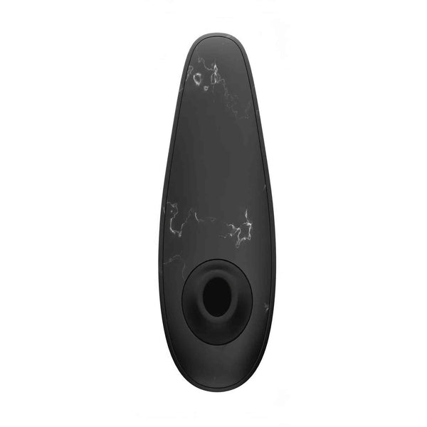Testina circolare apertura stimolazione Womanizer nero marmo LED indicatori