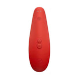 Womanizer Marilyn Monroe Special Edition rosso vivo vista frontale pulsanti