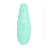 Womanizer Classic 2 verde acqua chiaro vista frontale design ergonomico