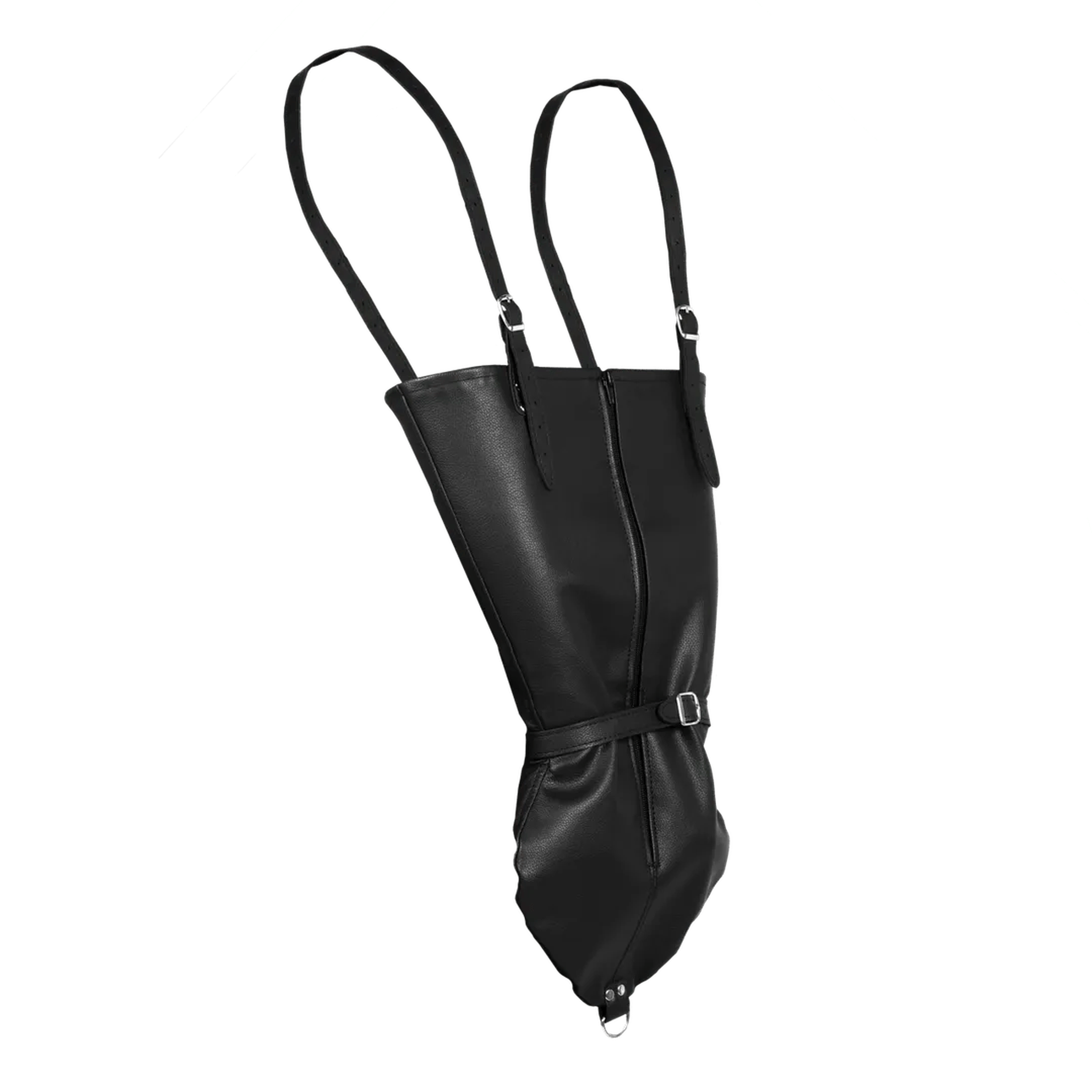 Zip-up Full Sleeve Arm Restraint - Black