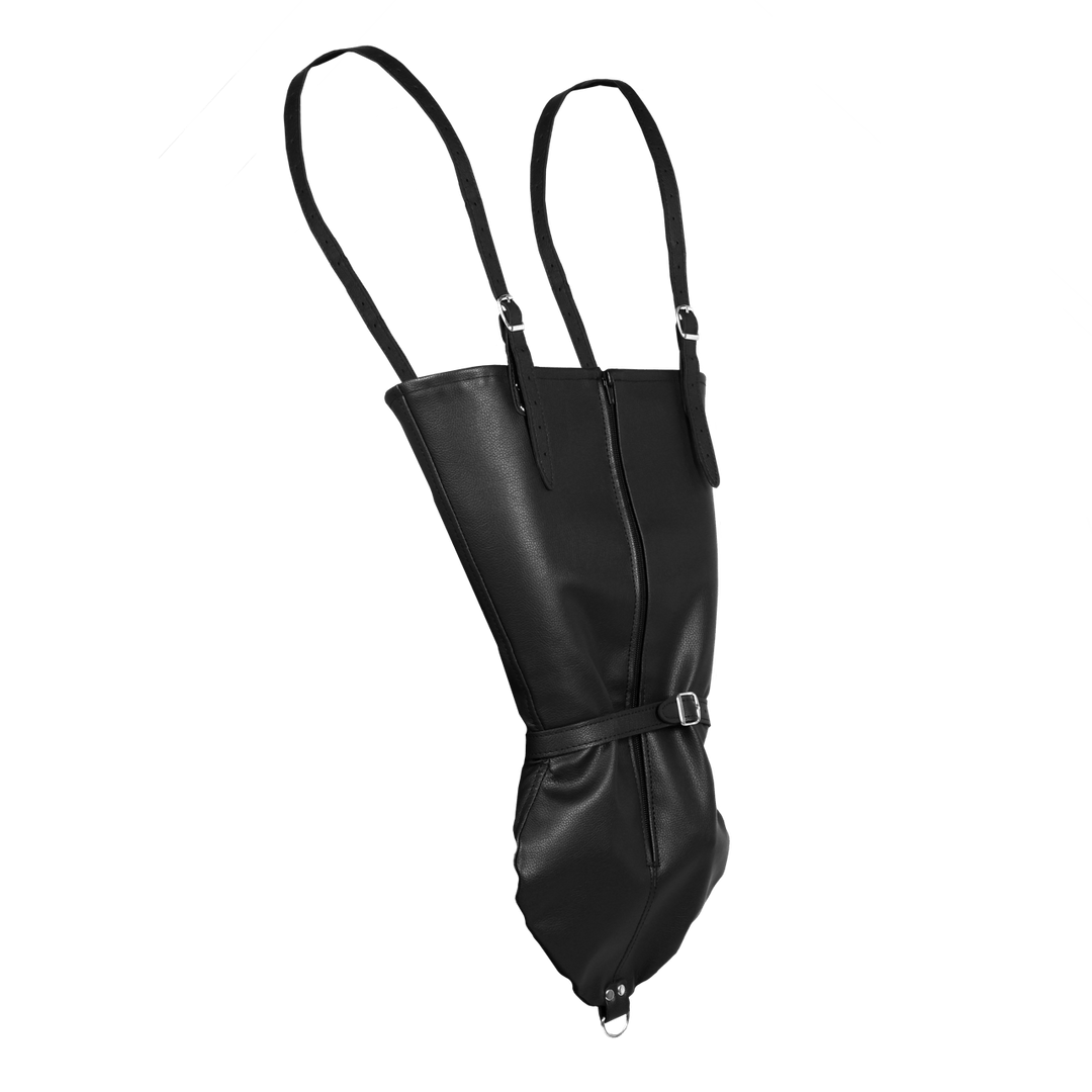 Zip-up Full Sleeve Arm Restraint - Black