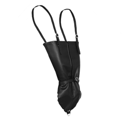 Zip-up Full Sleeve Arm Restraint - Black