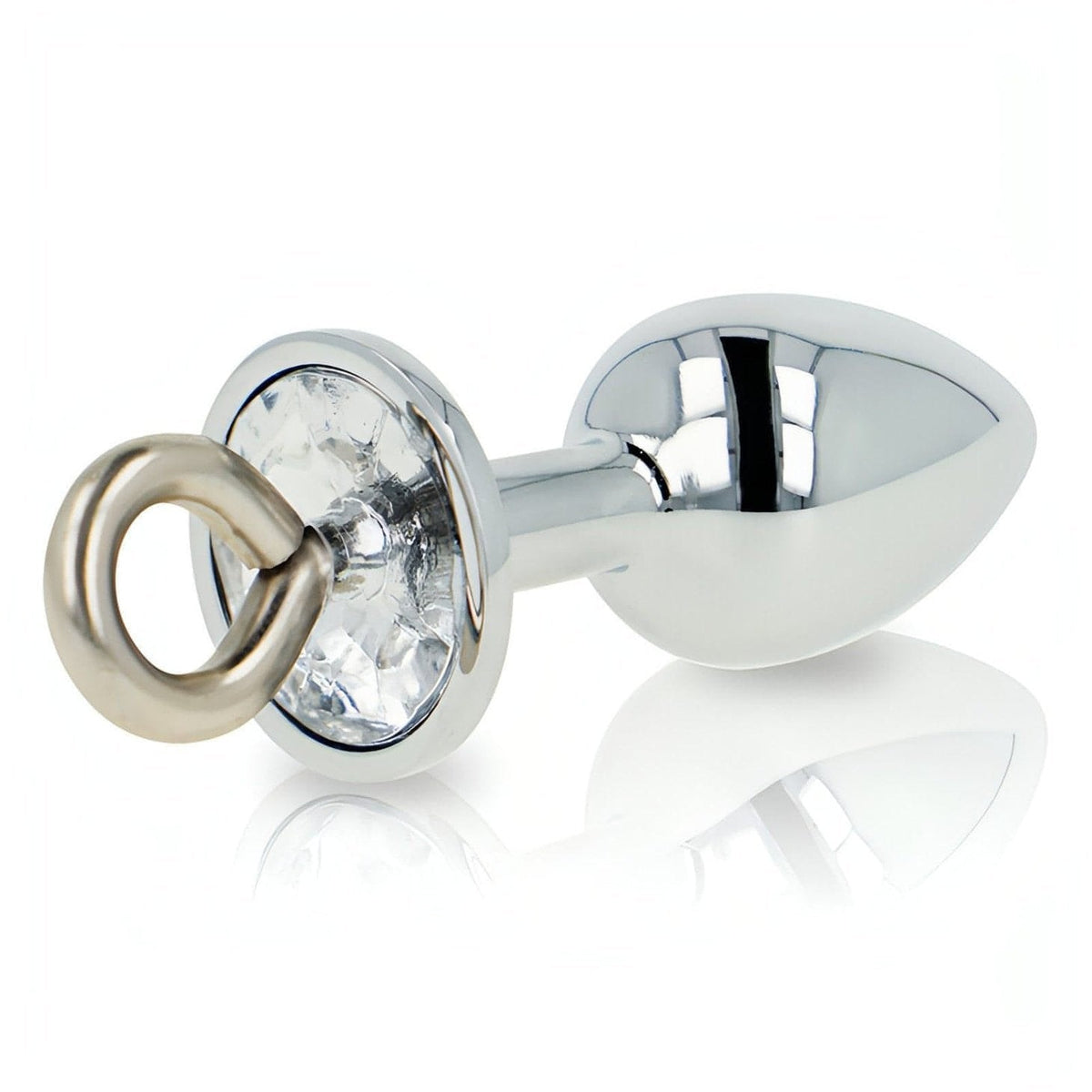 Anal Plug con Diamante e Anello di mantenimento