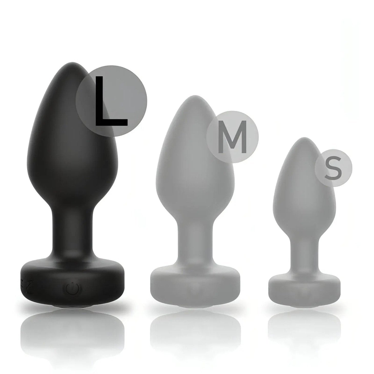 Anal Plug Vibrante con Diamantino e Telecomando Wireless - Silicone, Ricaricabile, Taglia L