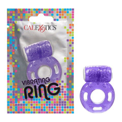 Anello Vibrante con Stimolatore Clitorideo - Purple, One Time Use