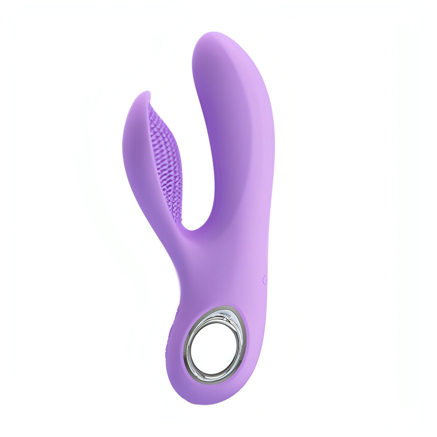 Canrol Vibratore Rabbit in Silicone con 7 diverse modalità di vibrazione - Anallergico, Ricaricabile, Lilla