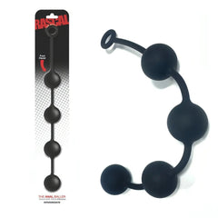 Catena Anale lunga 40 cm, 5 cm, peso totale 325 gr., in 100% silicone liscio, anallergico, duro, impermeabile e resistente