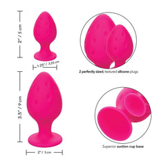 Cheeky ButtPlug Set - Silicone Medicale, Rosa