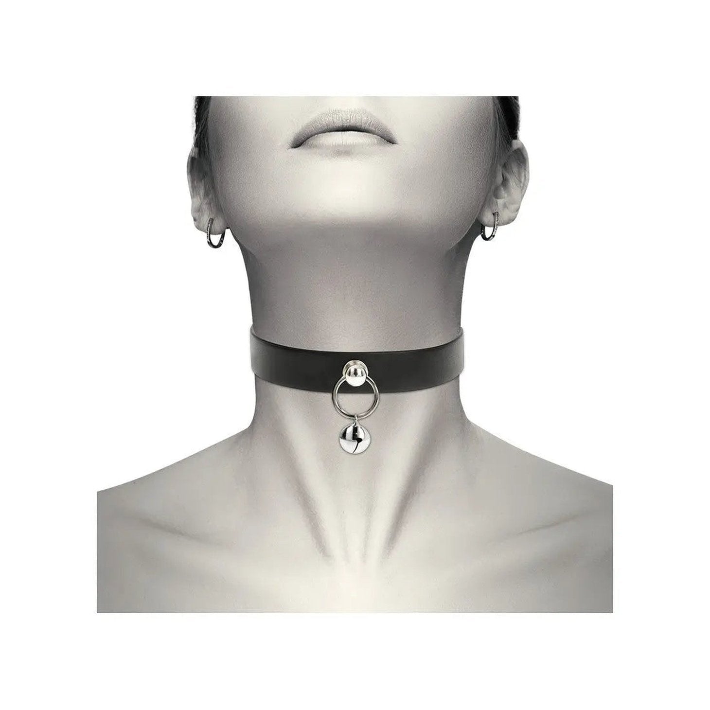 Choker in Pelle Vegana "Jingle Bell"