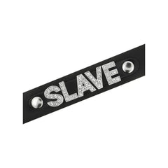 Choker in Pelle Vegana "Slave"