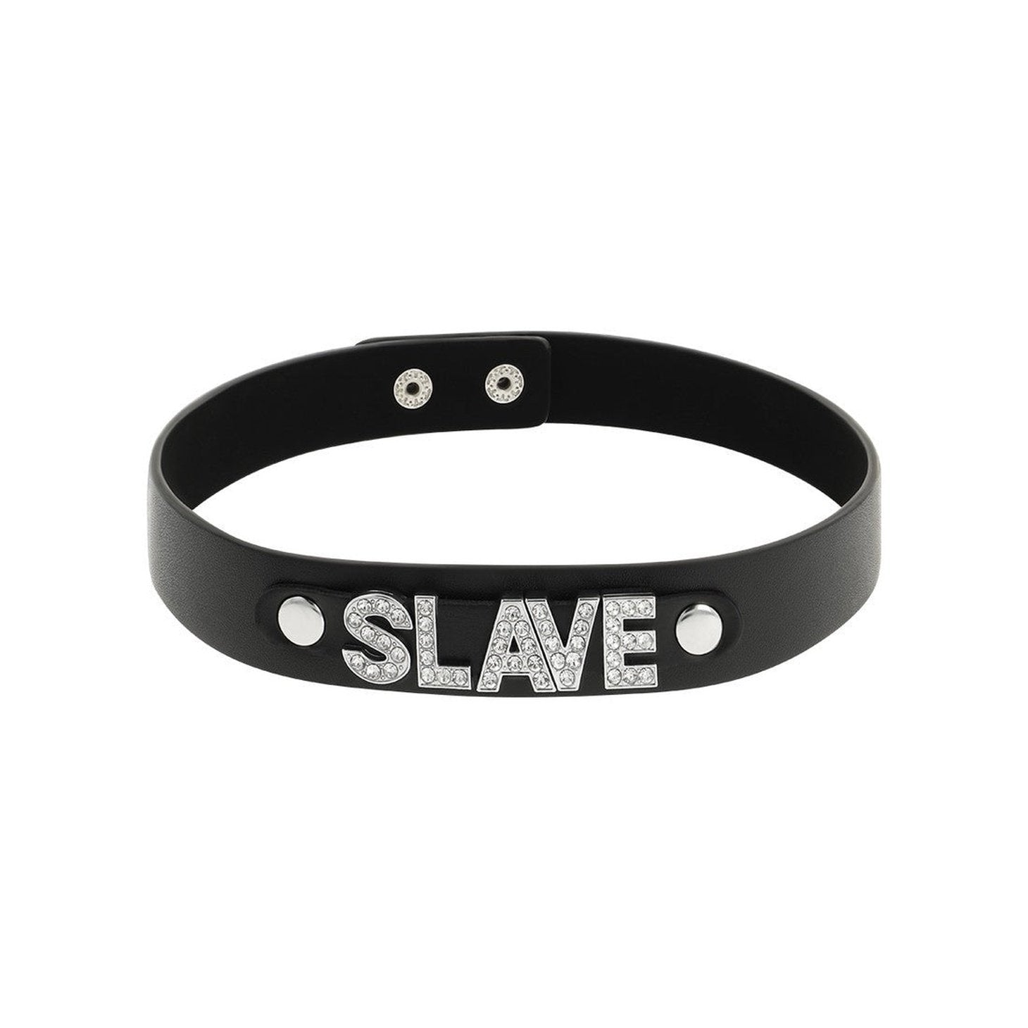 Choker in Pelle Vegana "Slave"