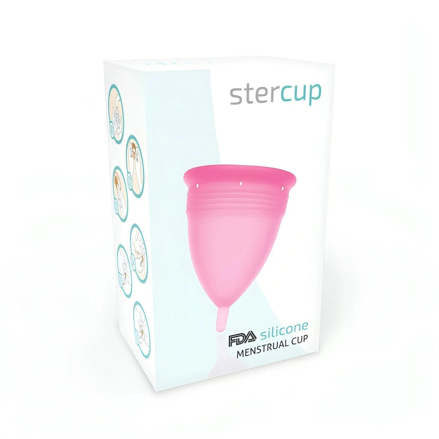 Coppetta Mestruale in Silicone 100% Anallergico - Taglia L, Rosa