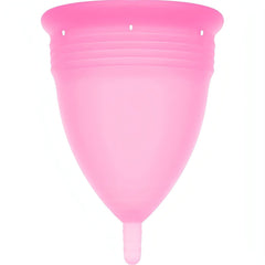 Coppetta Mestruale in Silicone 100% Anallergico - Taglia L, Rosa