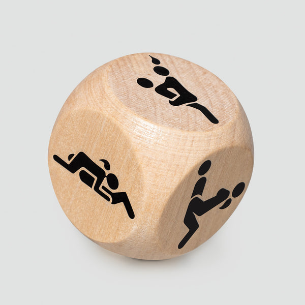 Dado delle posizioni Crushious: gioco erotico in legno, foto 3