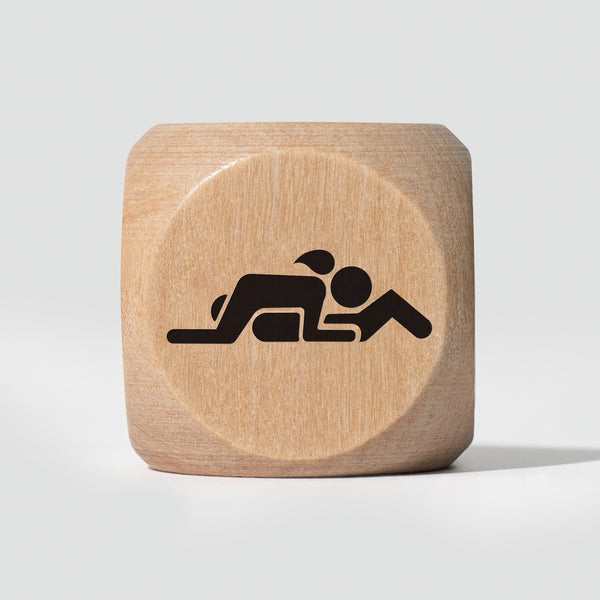 Dado delle posizioni Crushious: gioco erotico in legno, foto 2