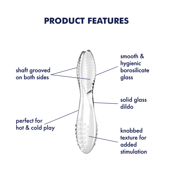Satisfyer Dazzling Crystal 2 trasparente: dildo in vetro