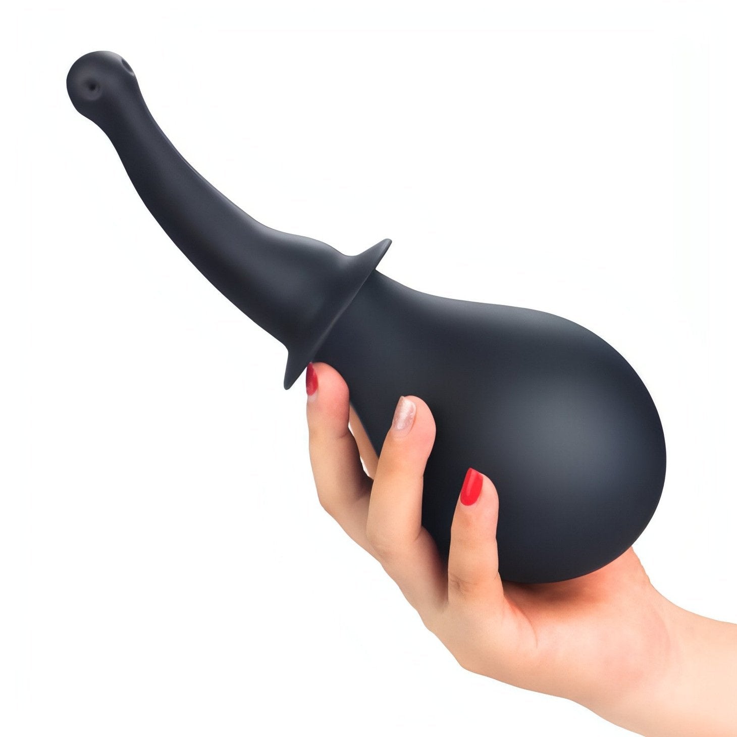 Deluxe Douche - Doccetta intima con dildo in silicone - Nero