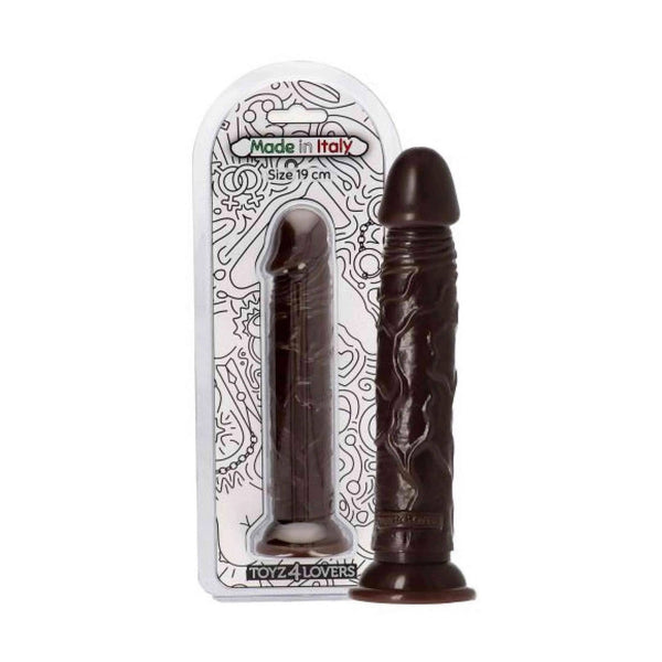 Confezione dildo Amedeo marrone Made in Italy 19 cm TOYZ 4 LOVERS
