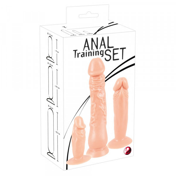 Anal Training Set di 3 Falli Realistici