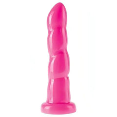 Dildo in silicone con ventosa 6'' - Viola