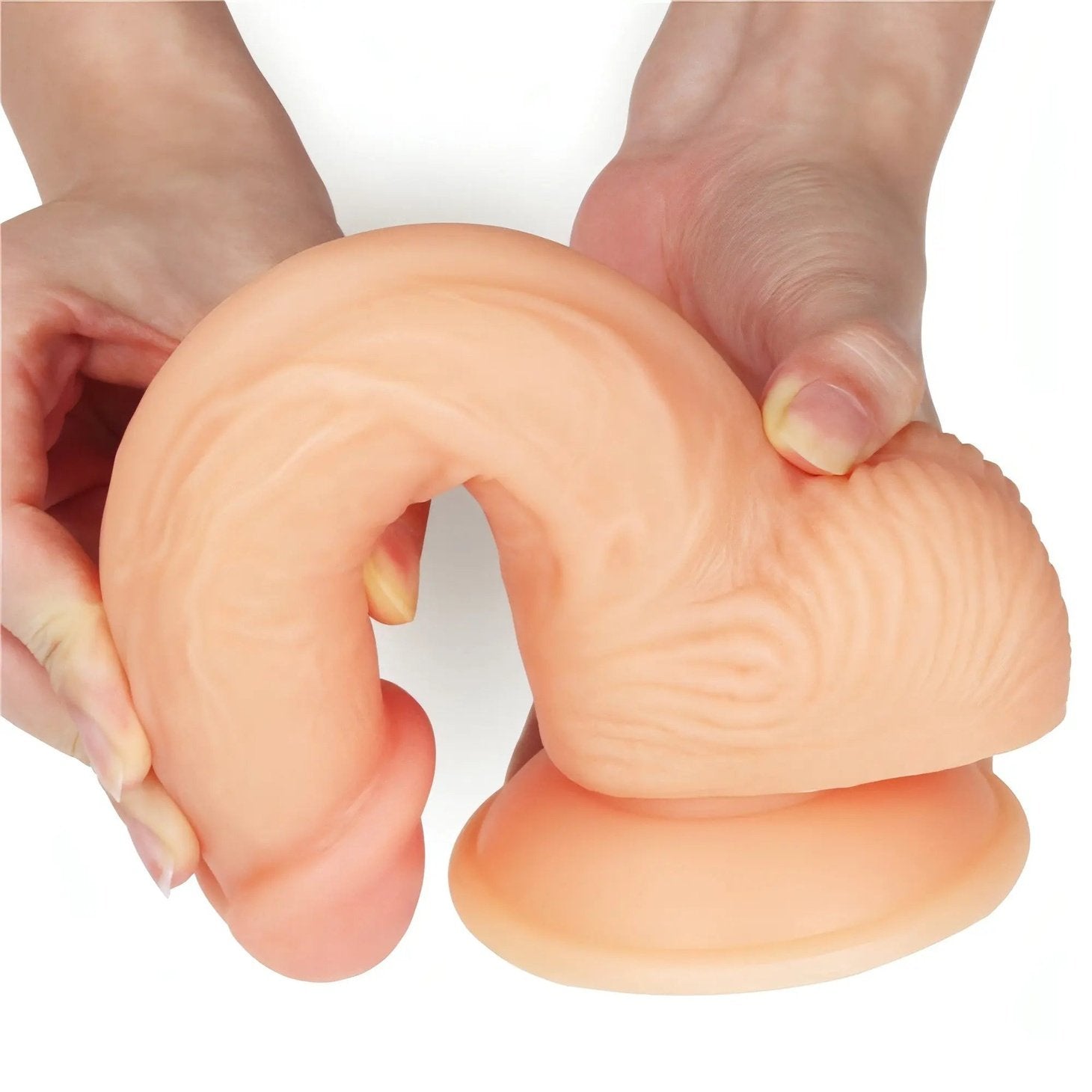 Fallo Realistico 14 cm con Ventosa 100% Ultra Soft - Rosa Carne