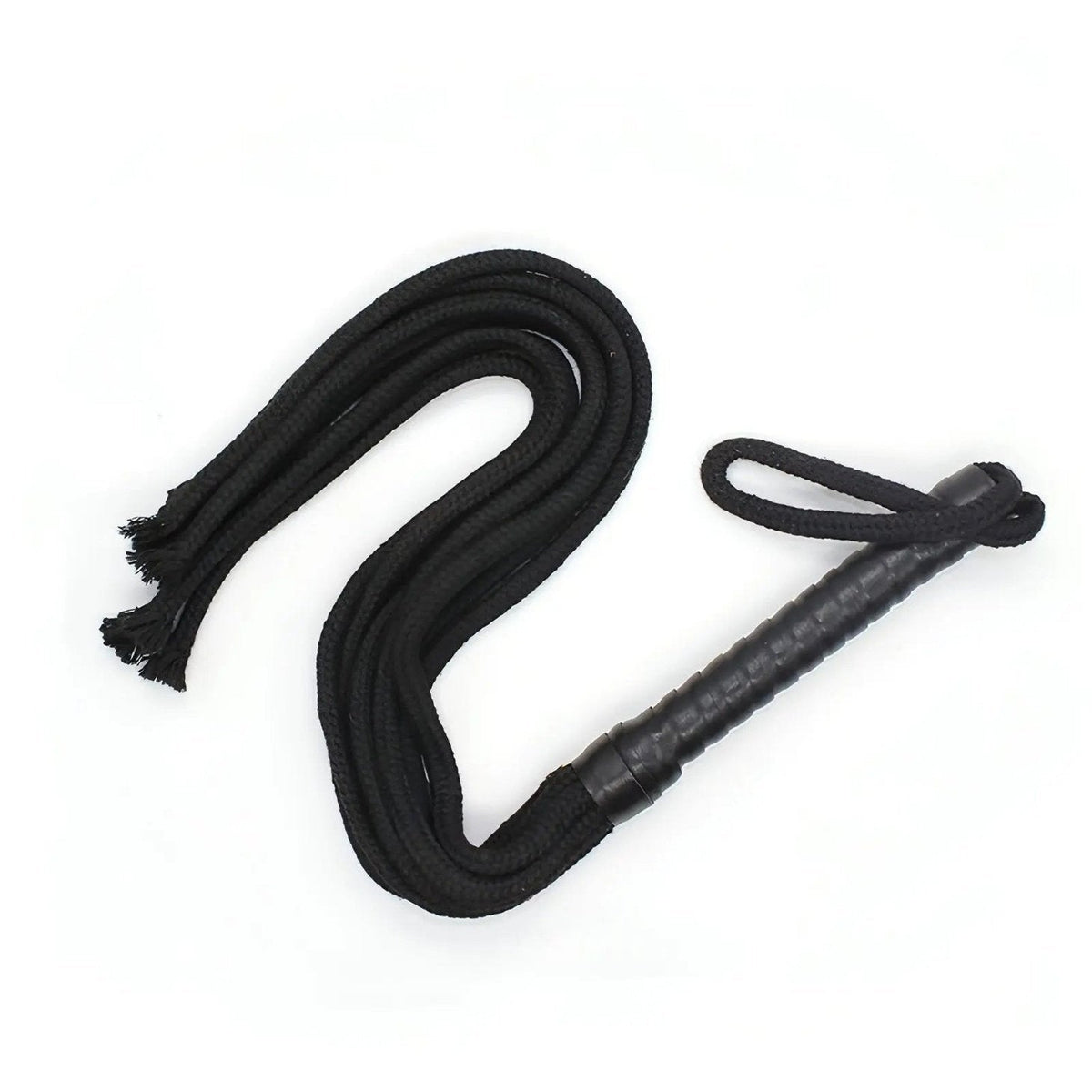 Fetish Rope Flogger - Black, 56 cm.