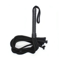 Fetish Rope Flogger - Black, 56 cm.