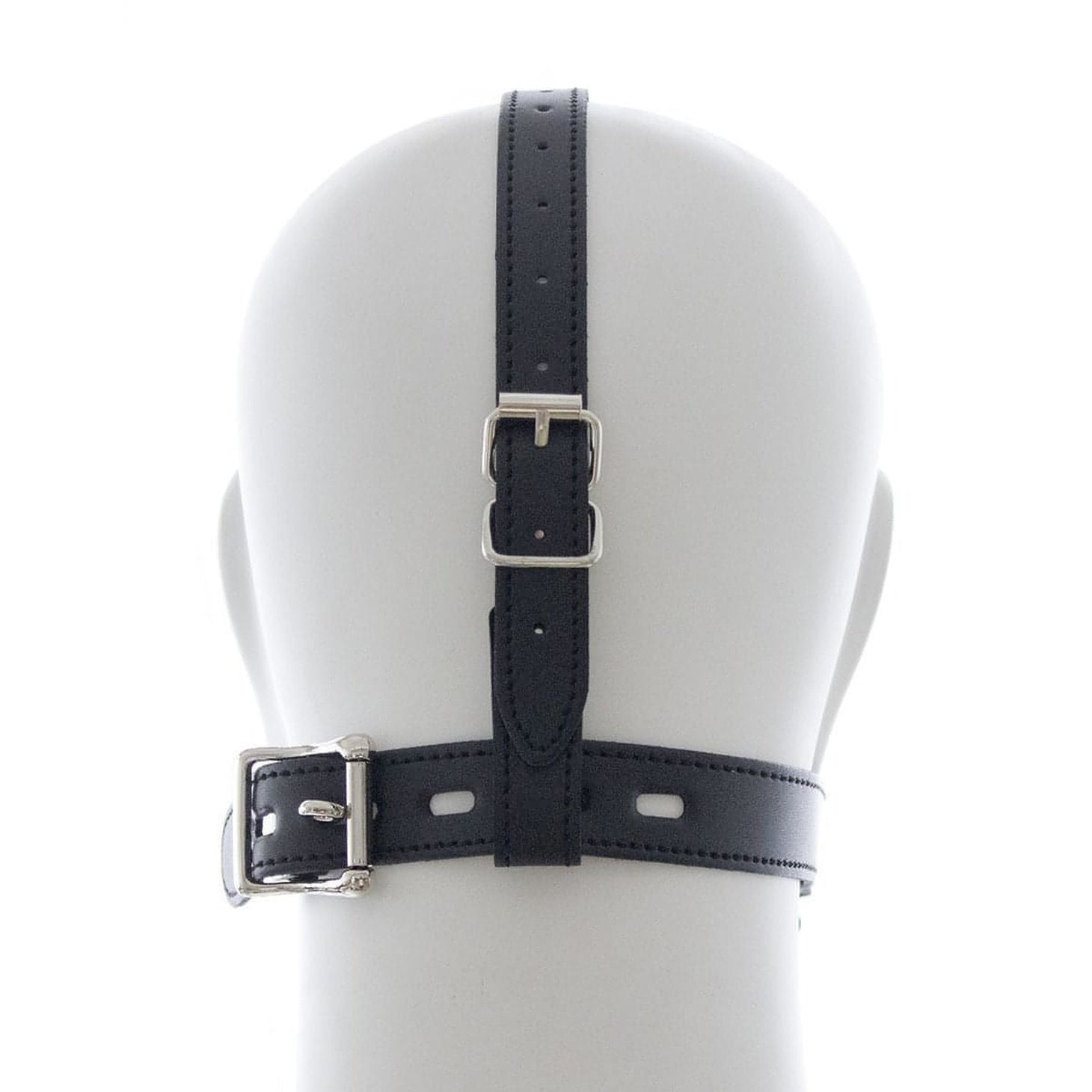 Harness Gag con Tappo Removibile - Nero