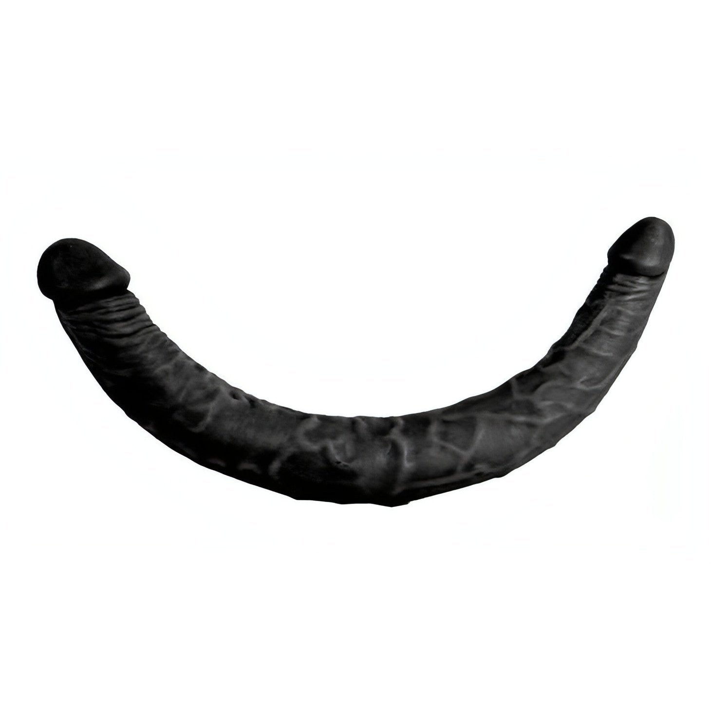 Horseshoe Double Dong Extra Morbido - Nero, Ø 2.5/3 cm, Lunghezza 30 cm