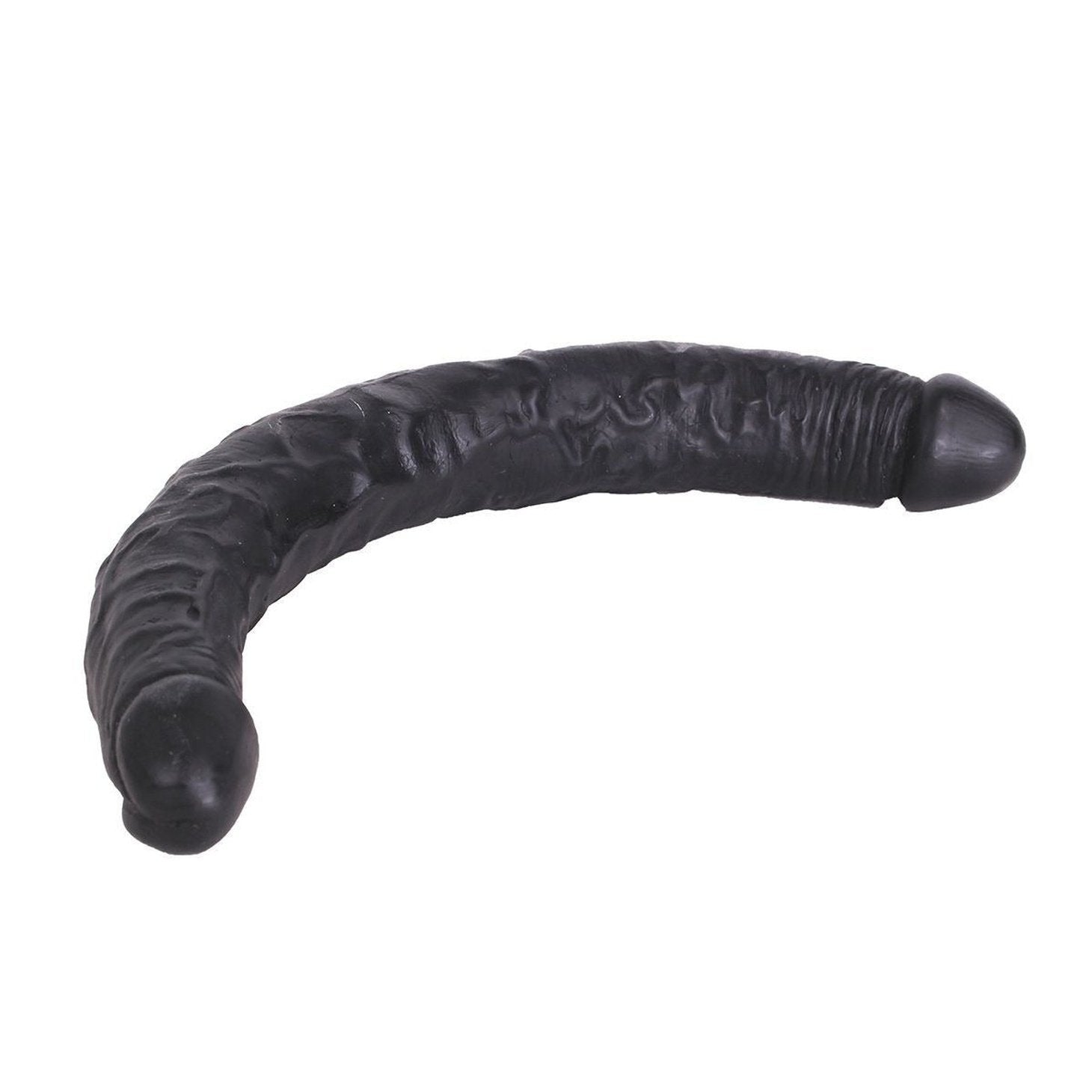 Horseshoe Double Dong Extra Morbido - Nero, Ø 2.5/3 cm, Lunghezza 30 cm