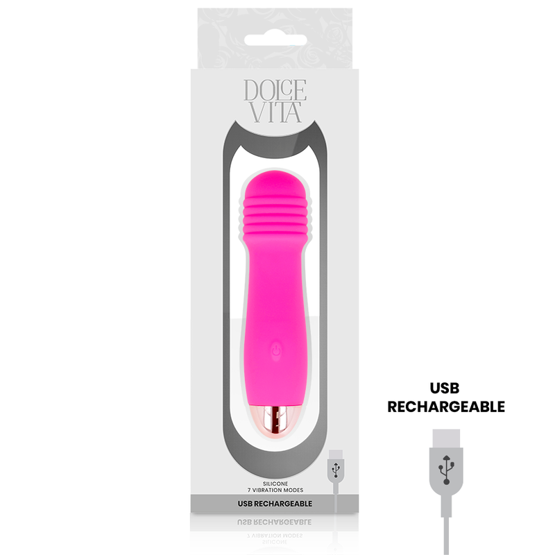 Dolce Vita Wand Massager Ricaricabile Rosa