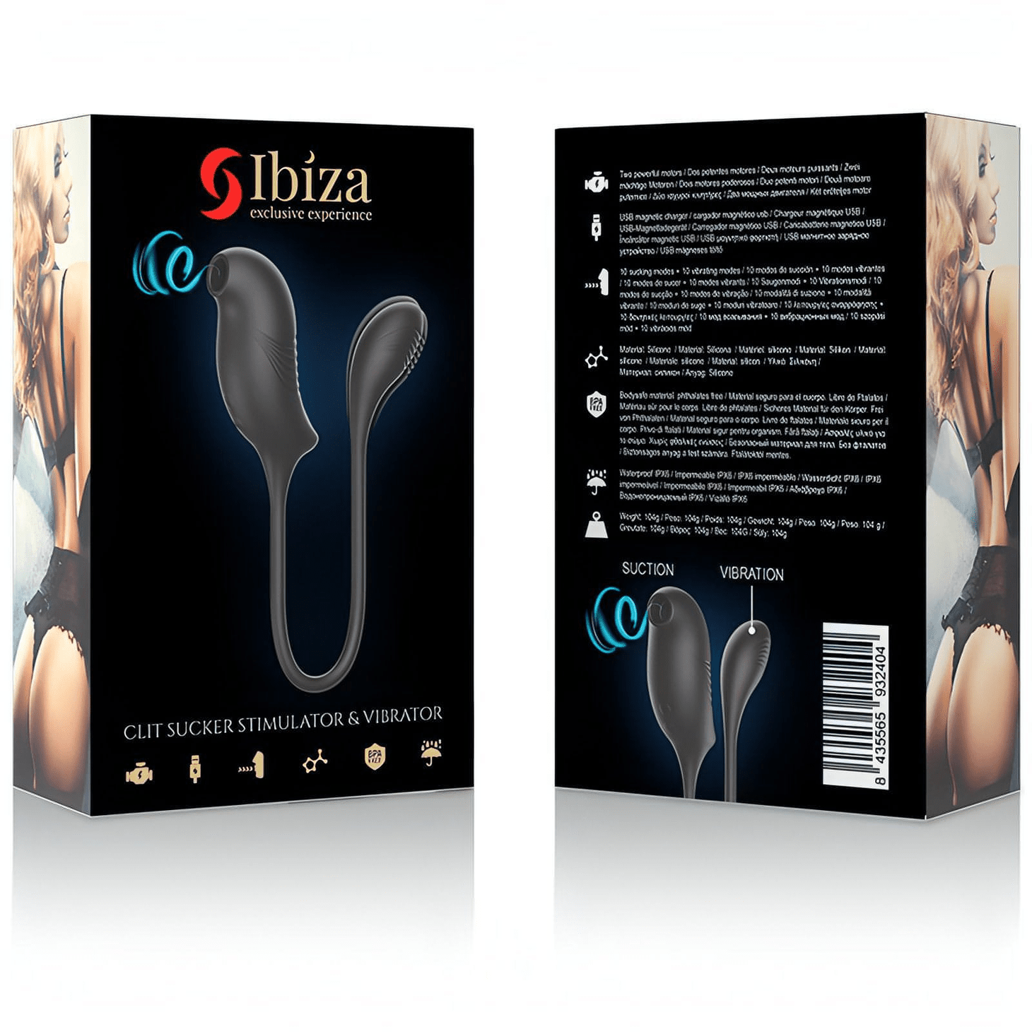 Sex Toy 2 in 1 Succhiaclitoride e Ovetto Vibrante