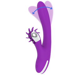 Bunny Funny Wave - Vibratore con funzione di tickling come un dito e simulazione di sesso orale