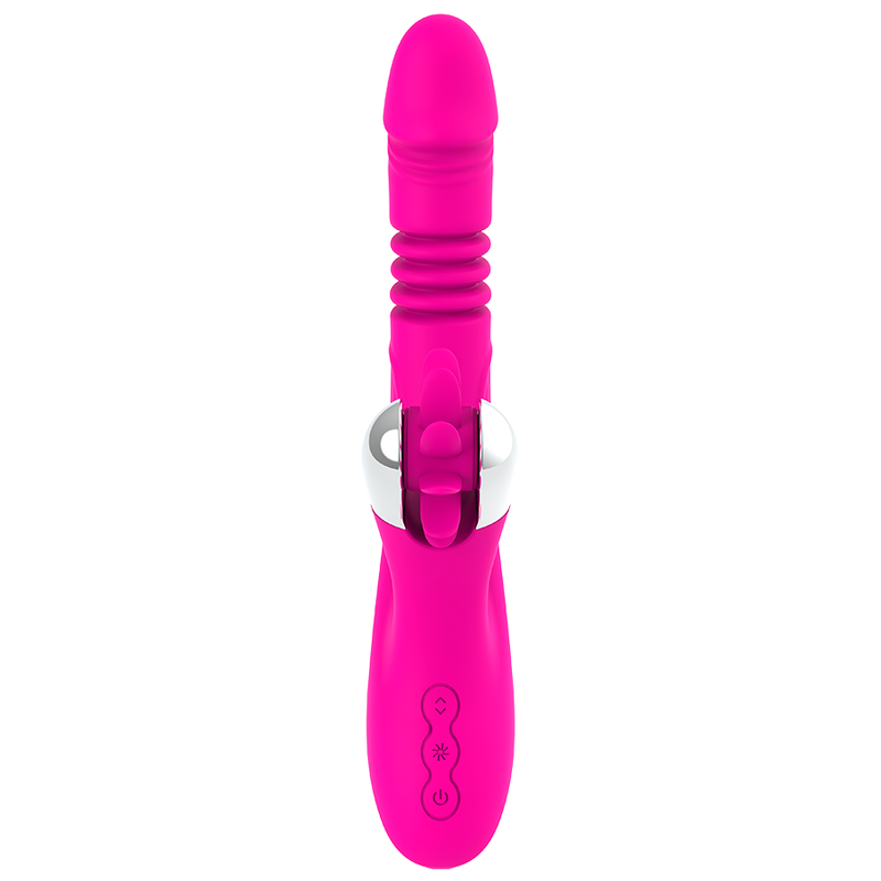 Bunny Funny Up & Down - Vibratore con funzione sali e scendi e con stimolatore clitorideo sesso orale