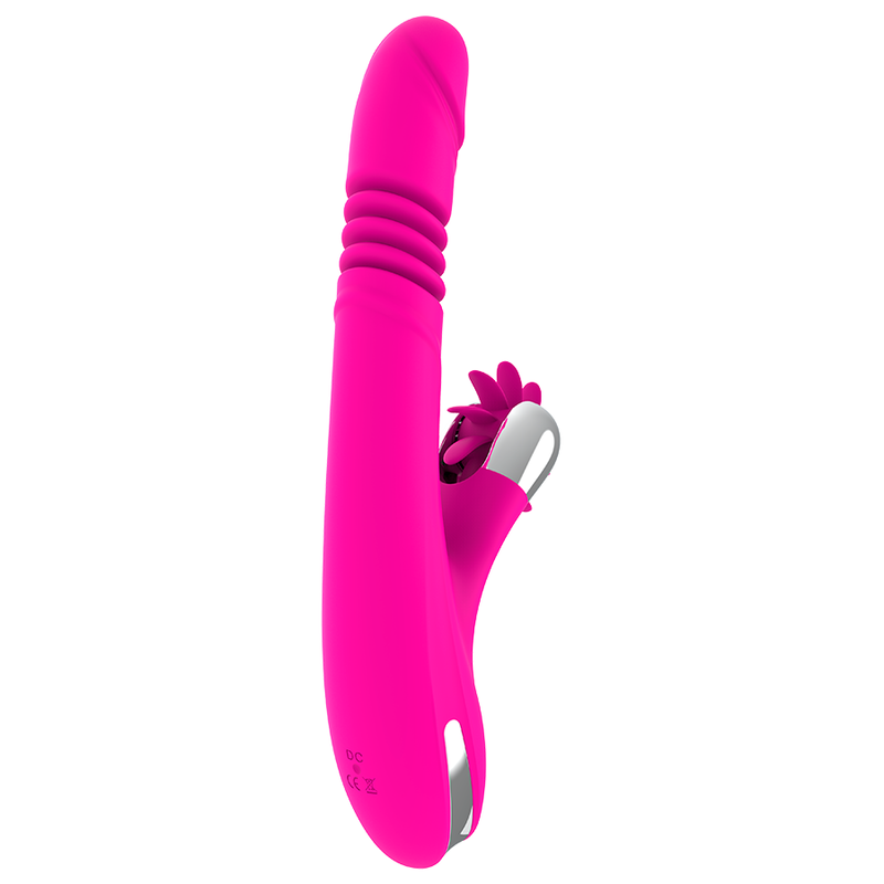 Bunny Funny Up & Down - Vibratore con funzione sali e scendi e con stimolatore clitorideo sesso orale