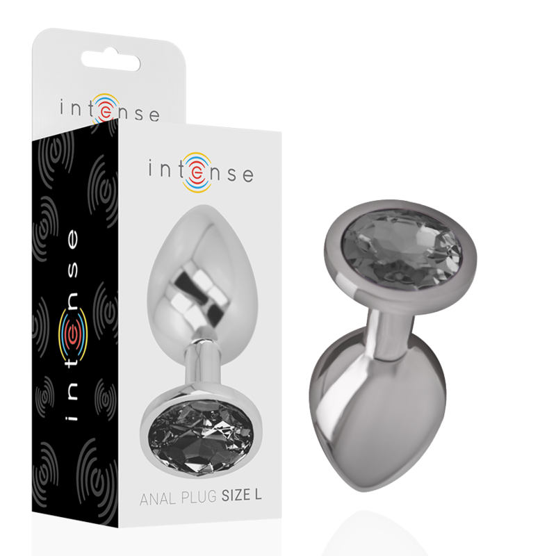 Plug Anale con Diamante Nero