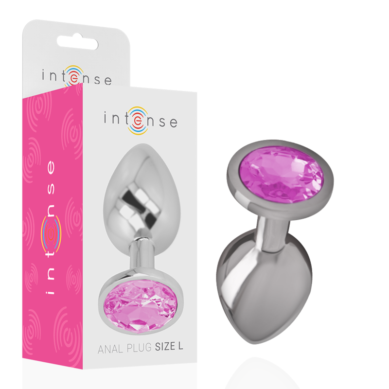 Plug Anale con Diamante Rosa