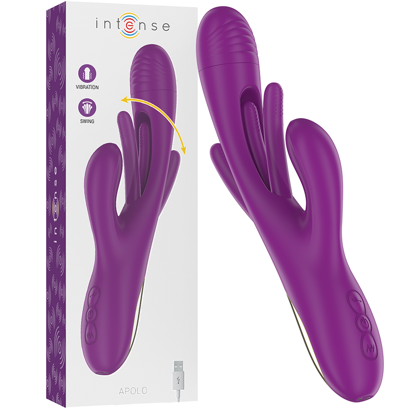 Apollo Vibratore Rabbit 3 in 1 con Lingua Ultra Potente