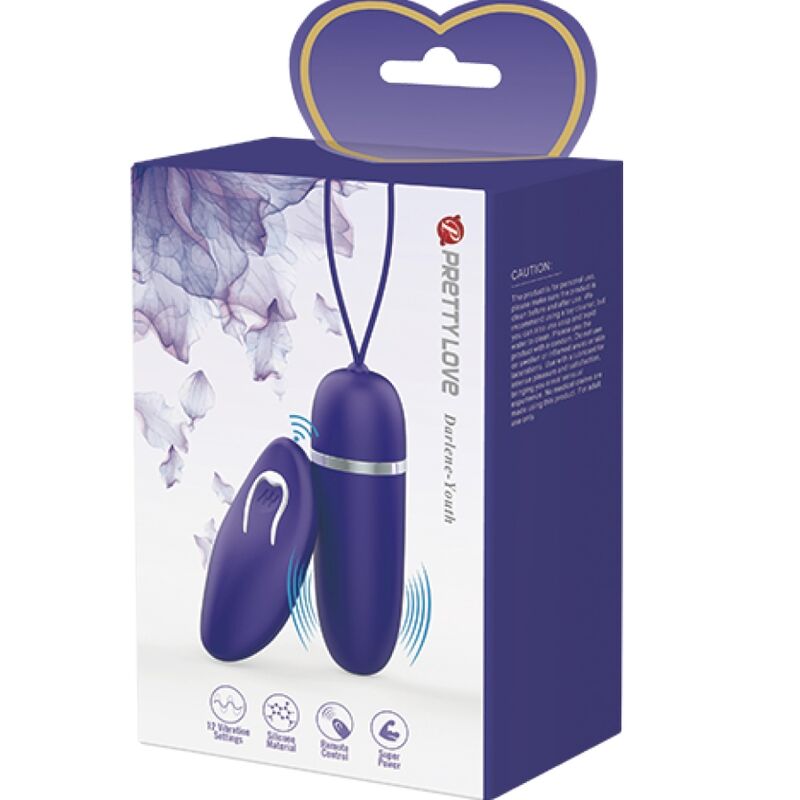 Darlene ovetto vibrante wireless - Viola, silicone