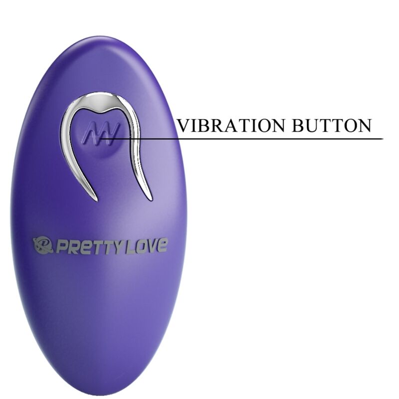 Darlene ovetto vibrante wireless - Viola, silicone