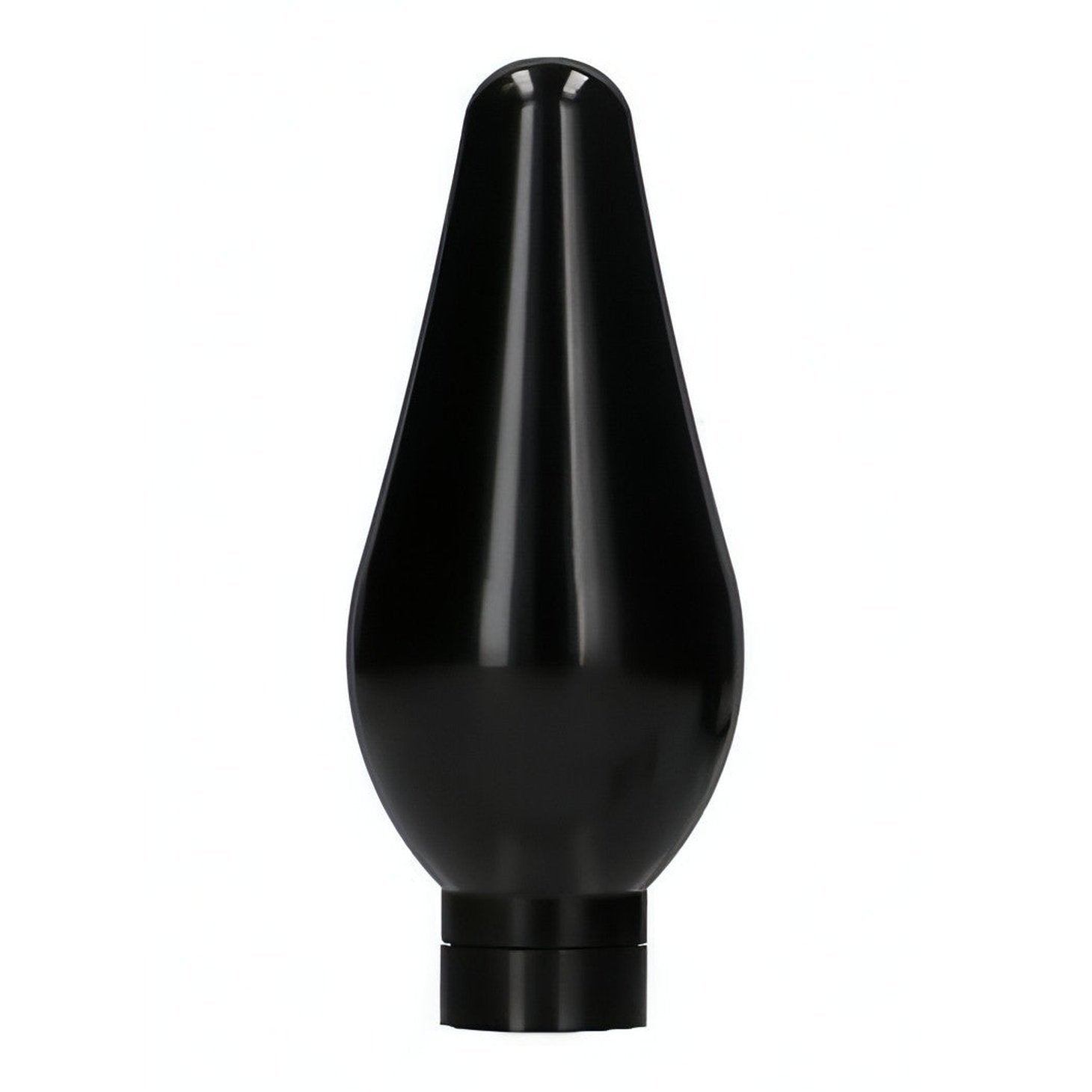 Interchangeable Butt Plug Set - Rounded Medium - Black