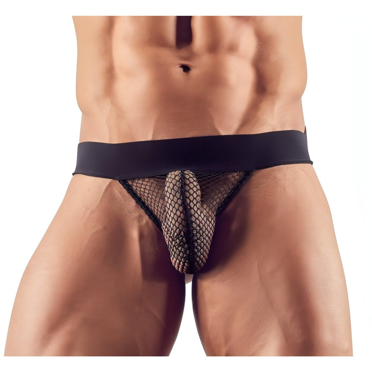 Jockstrap a rete - Nero, Taglia L